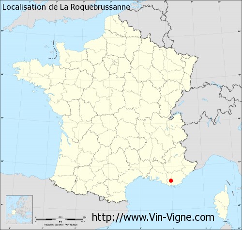 Carte de La Roquebrussanne